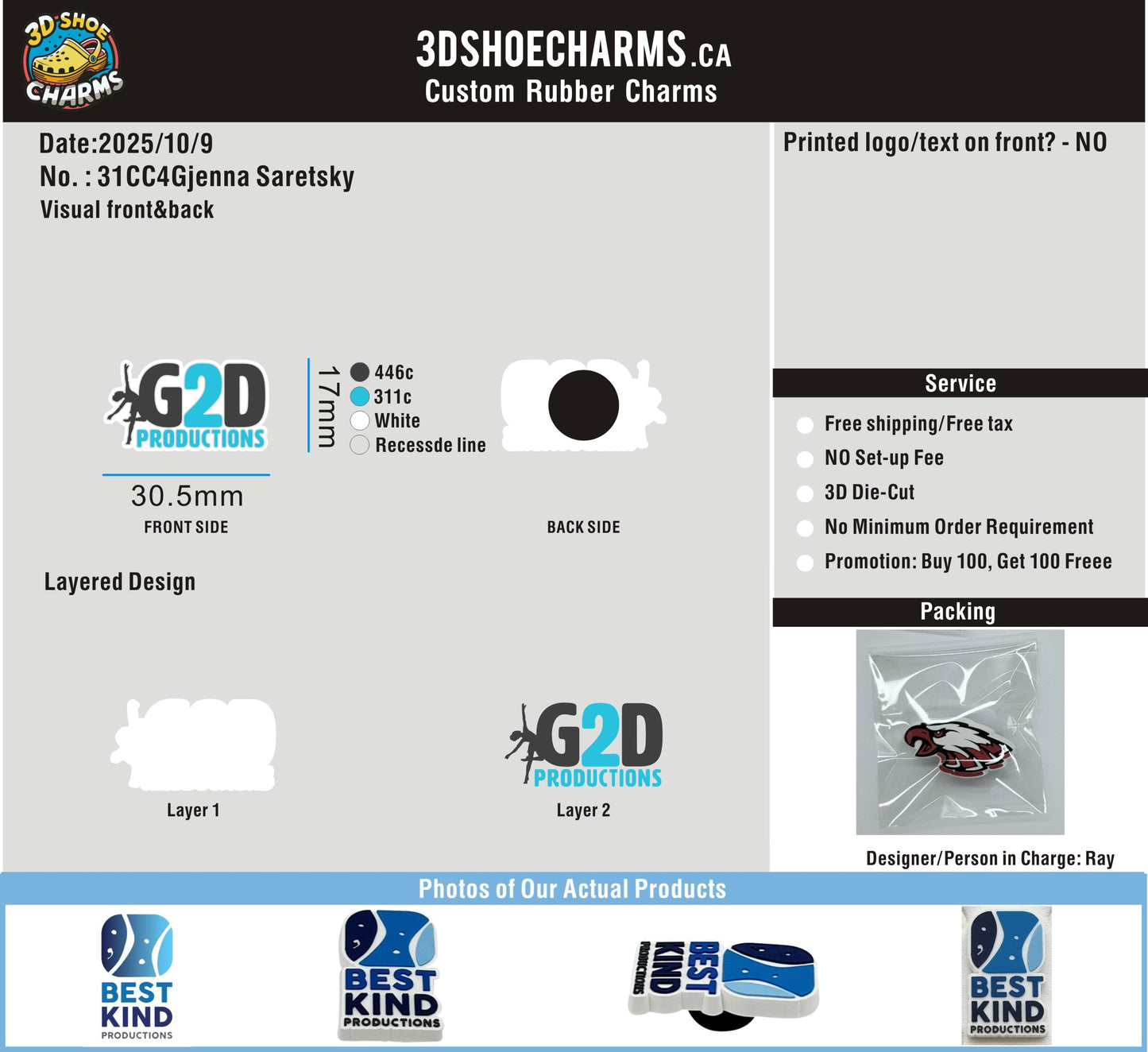 CUSTOM SHOE CHARMS-31CC4Gjenna Saretsky251009