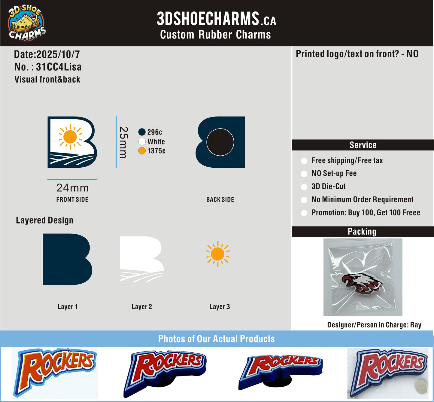 CUSTOM SHOE CHARMS-31CC4Lisa251007