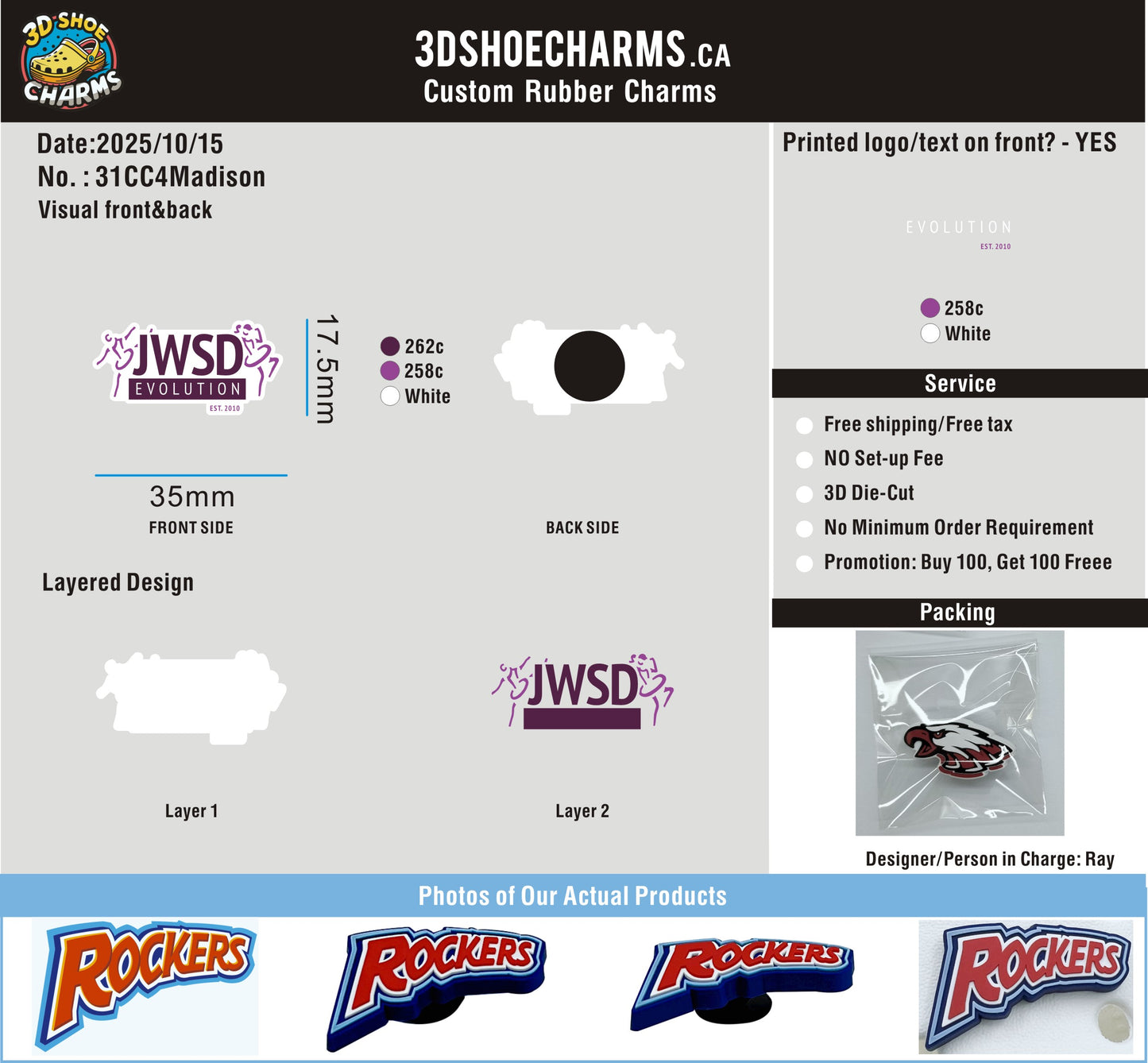 CUSTOM SHOE CHARMS-31CC4Madison251015