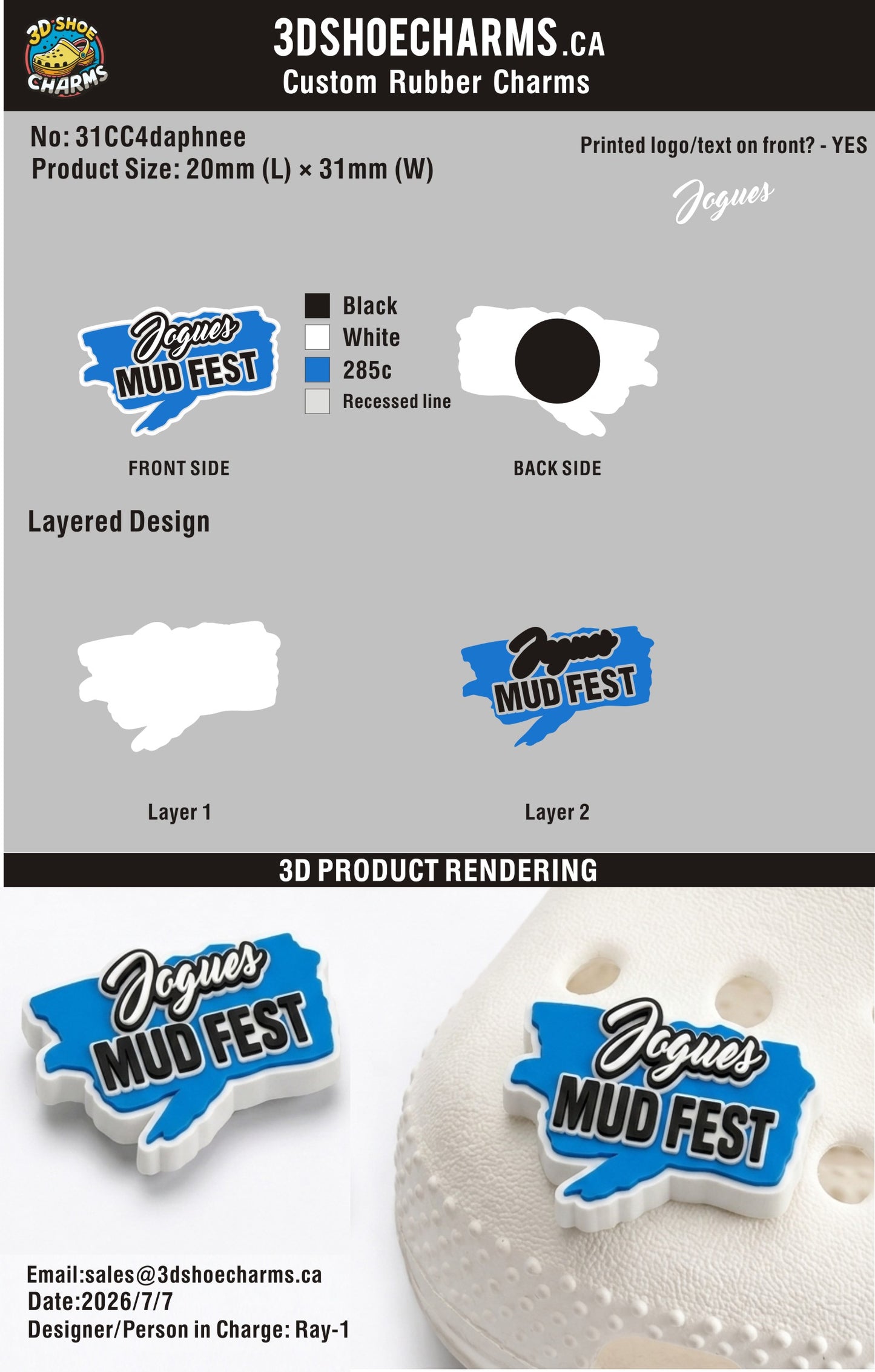 Custom 3D Rubber Clog Charms-260710-31