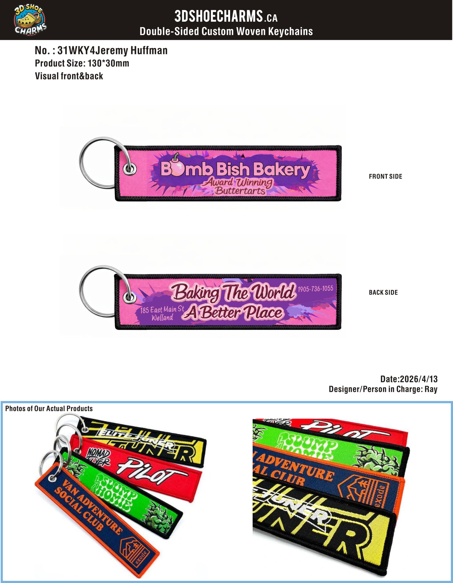 Custom Double-Sided Woven Flight Key Tag-20260421-31