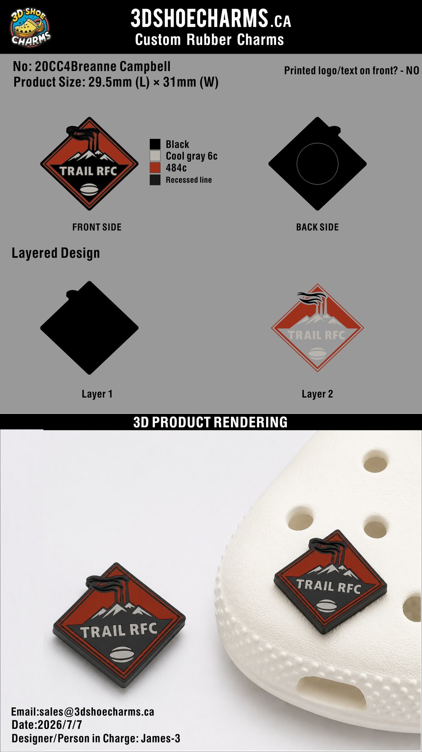 Custom Rubber Clog Charms – 20260708-20