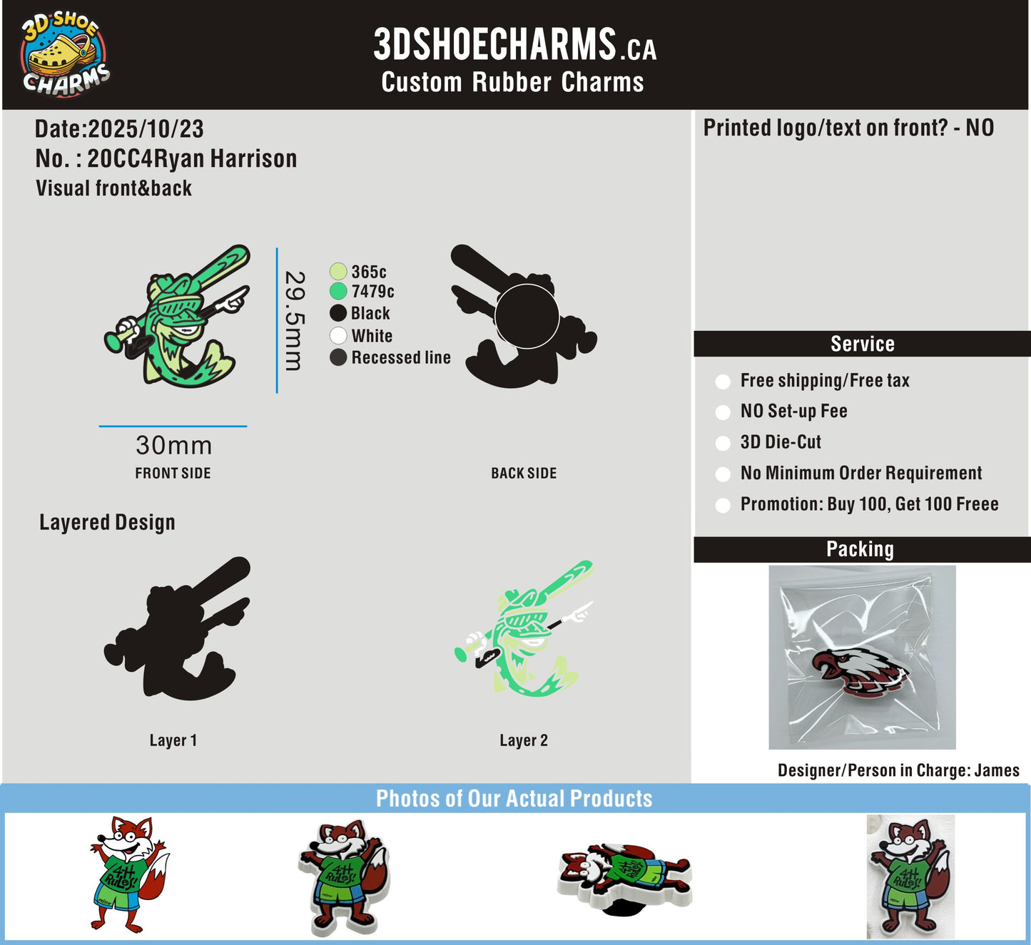 Custom Shoe charms-20CC4Ryan Harrison 251023