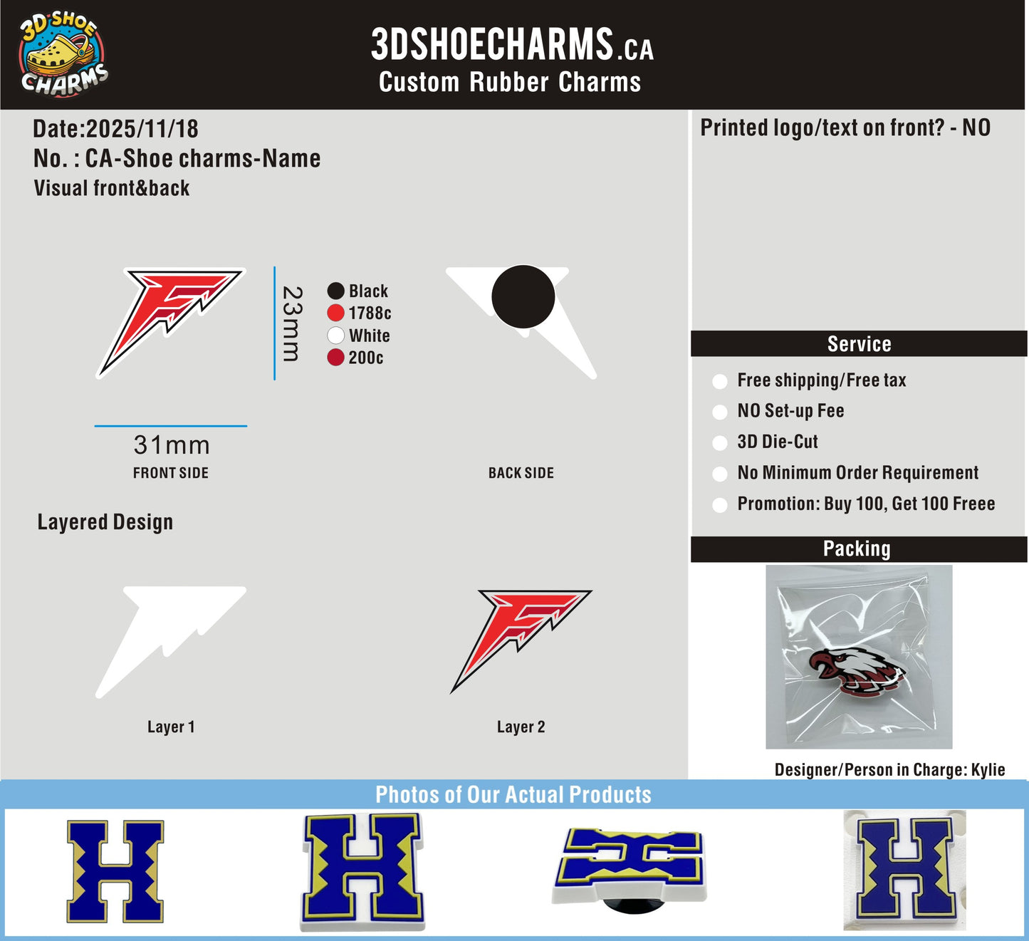 Rubber Shoe Charm-34CC4Morgan Warren251118