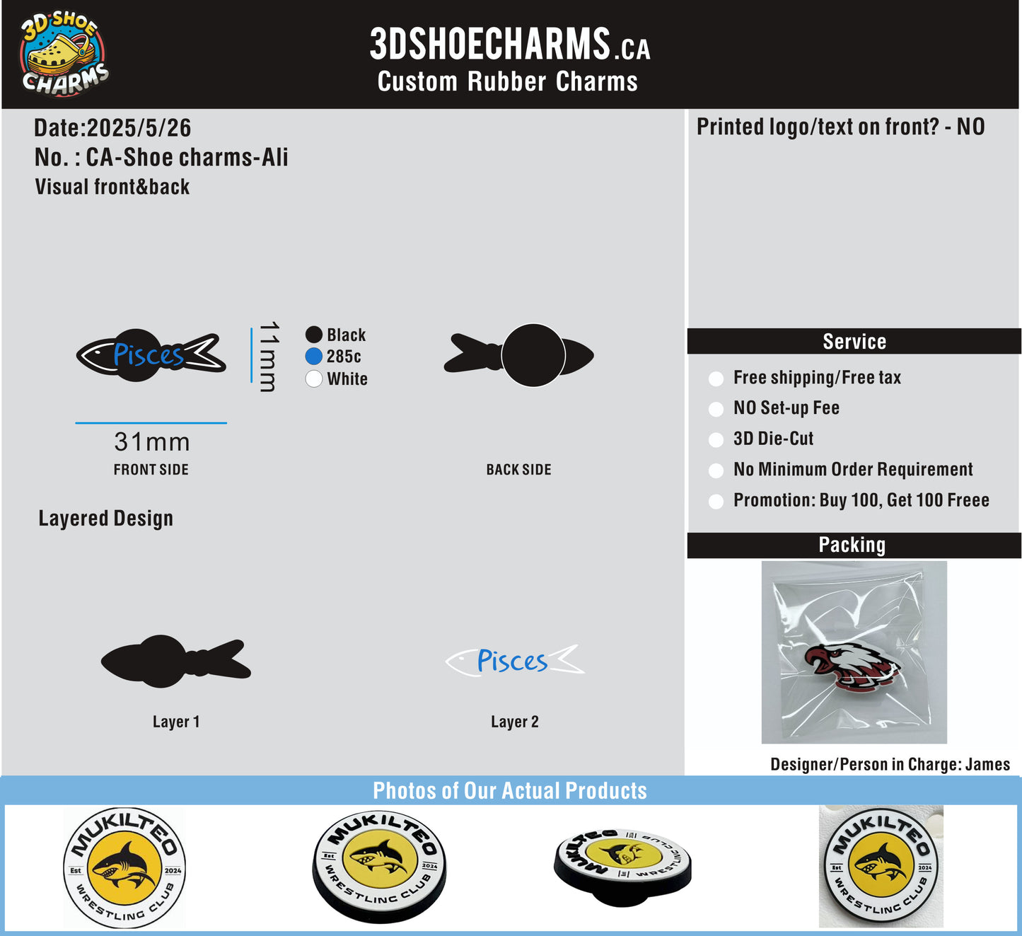 Custom Shoe charms-20CC4Ali M250526