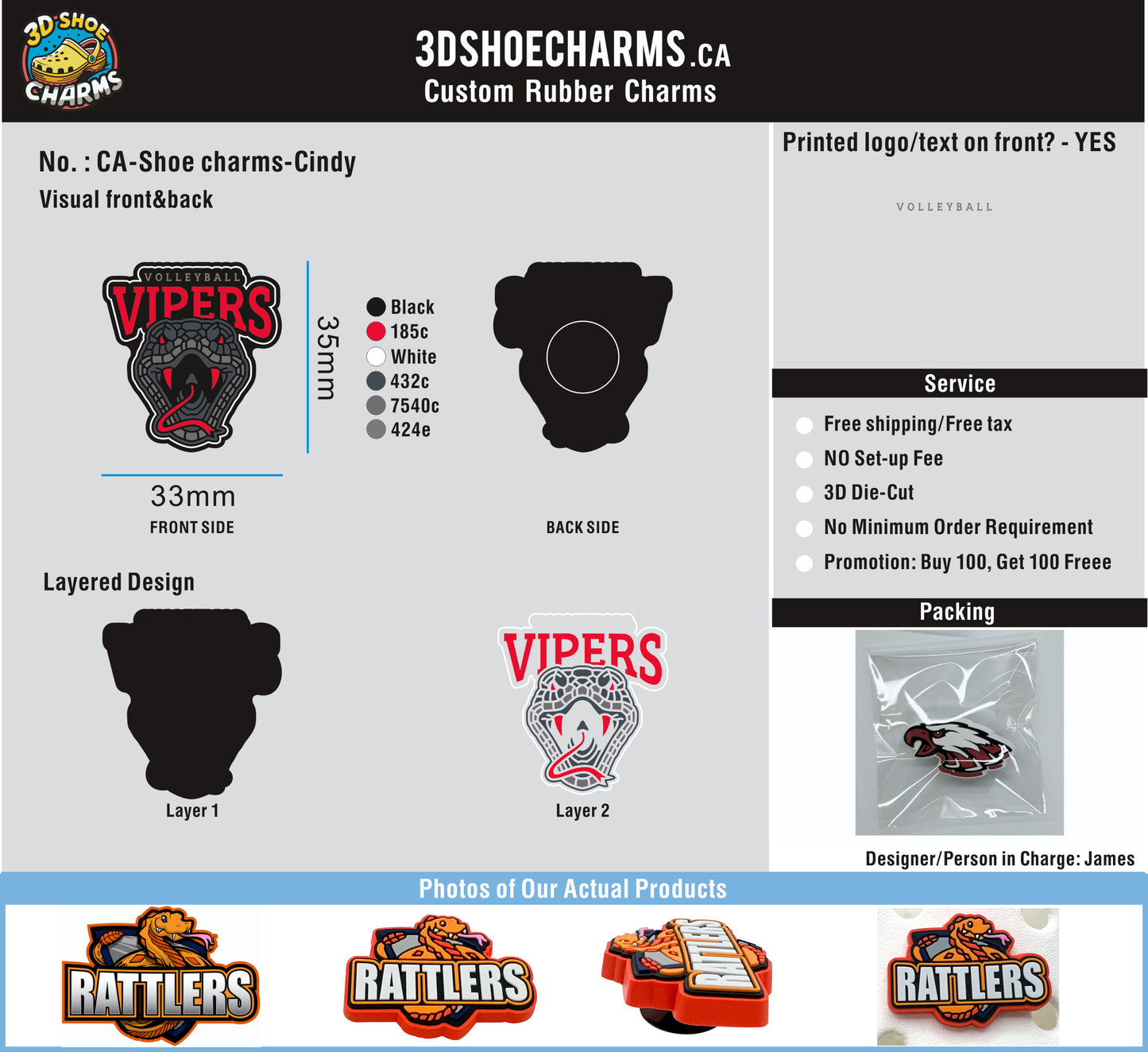 CUSTOM SHOE CHARMS-20CC4Cindy250409