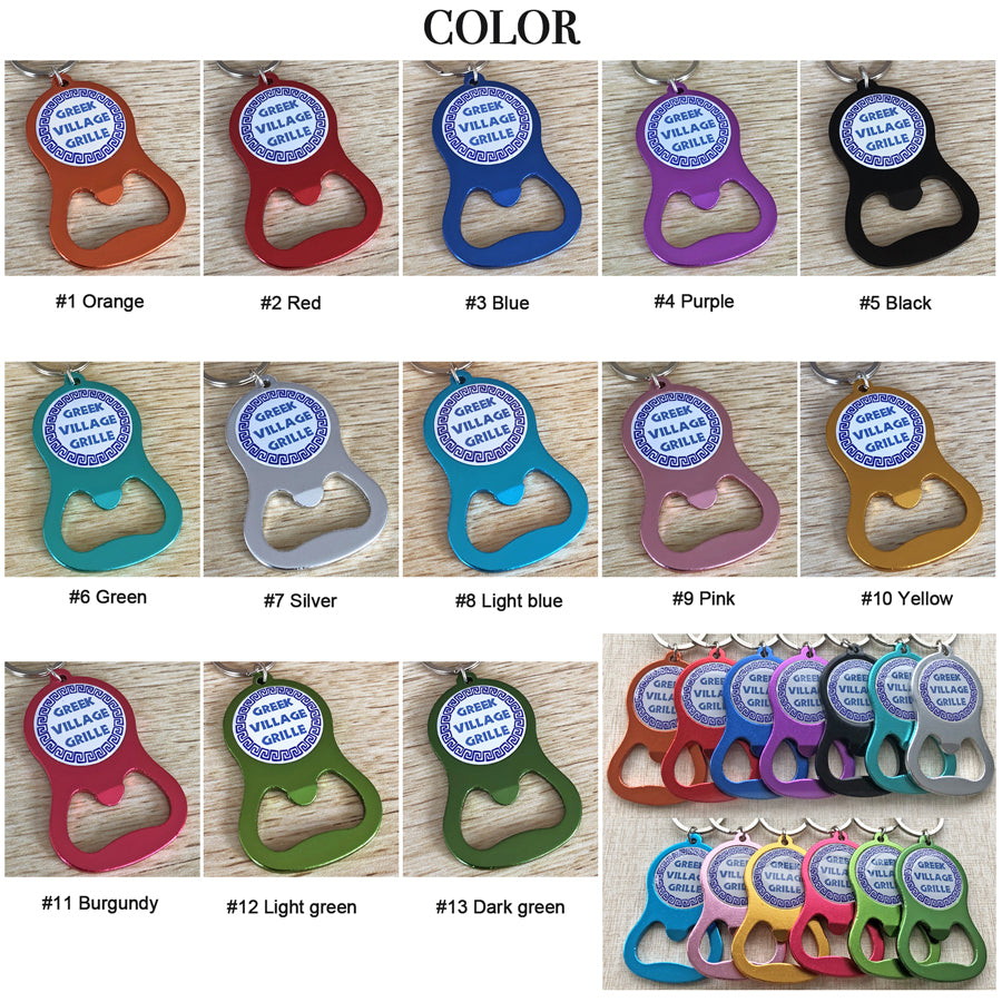 Custom Aluminium Bottle Opener Keychains-8S