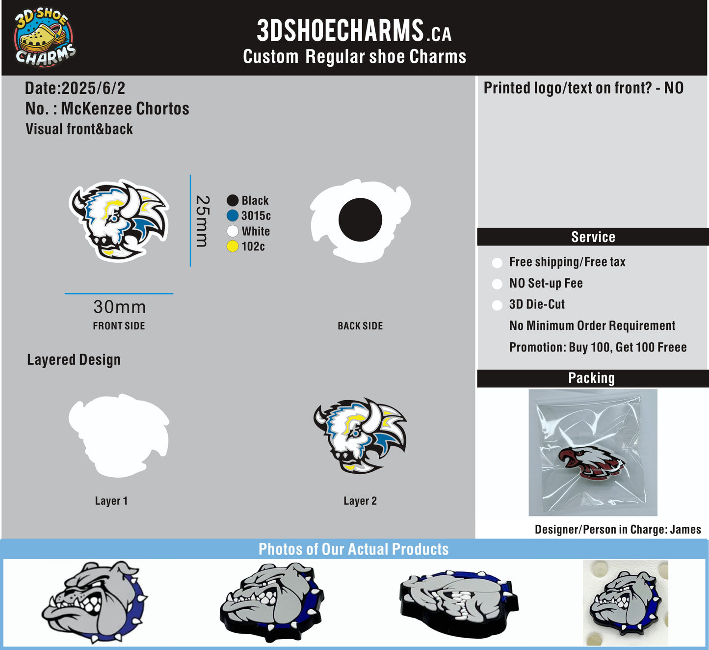 Custom Shoe charms-20CC4McKenzee Chortos250602