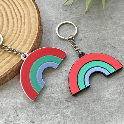 Double-Sided 3D Rubber Keychain