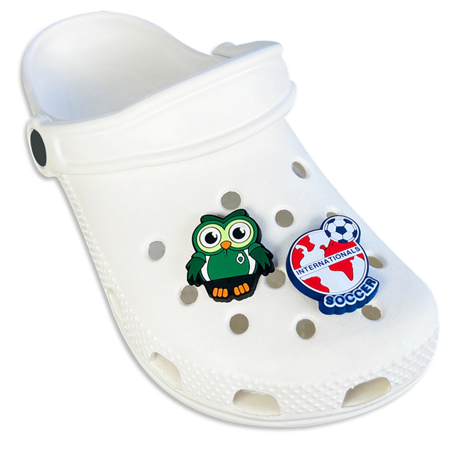 Breloques de sabots en caoutchouc 3D personnalisées