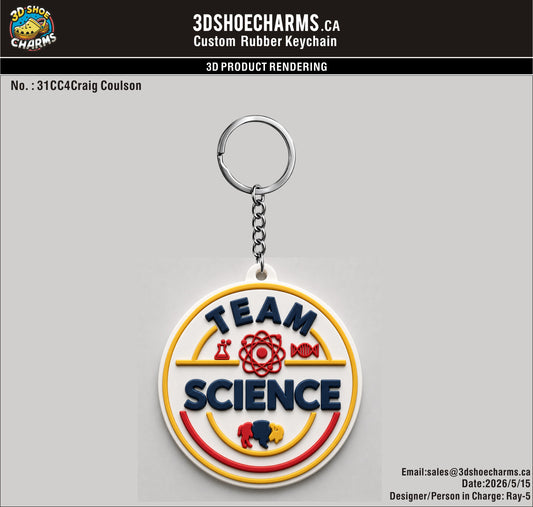 Custom 3D Die Cut Rubber Keychains-260521-31