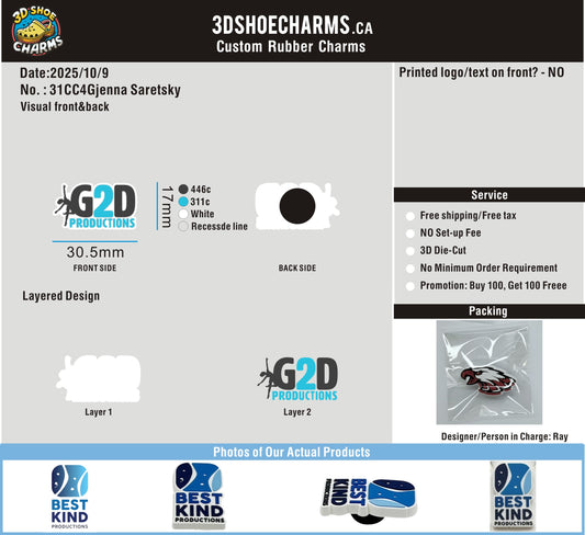 CUSTOM SHOE CHARMS-31CC4Gjenna Saretsky251009