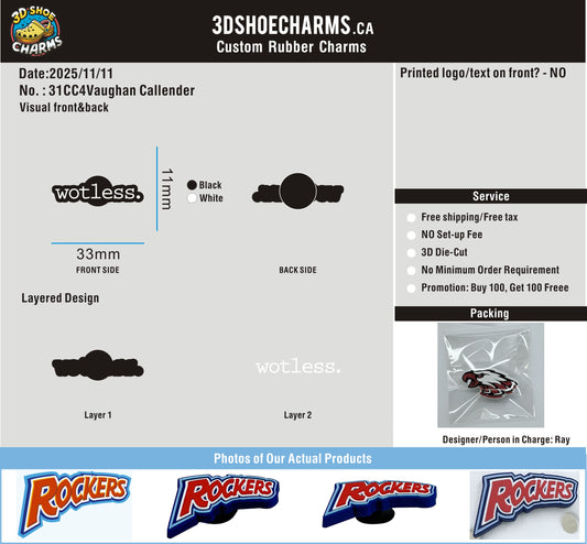 CUSTOM SHOE CHARMS/Custom Glow-in-the-Dark SHOE CHARMS-31CC4Vaughan Callender251111-re