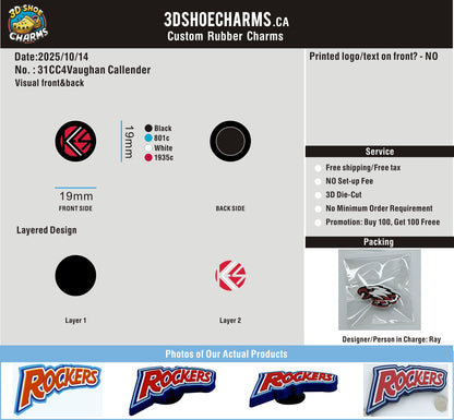 CUSTOM SHOE CHARMS/Custom Glow-in-the-Dark SHOE CHARMS-31CC4Vaughan Callender251111-re