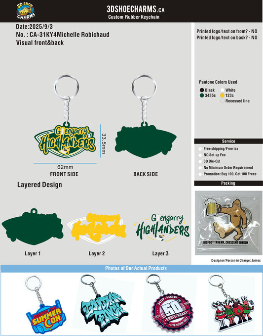 CUSTOM SHOE CHARMS/RUBBER KEYCHAINS/DYE SUBLIMATION LANYARDS--31CC4Michelle Robichaud250419
