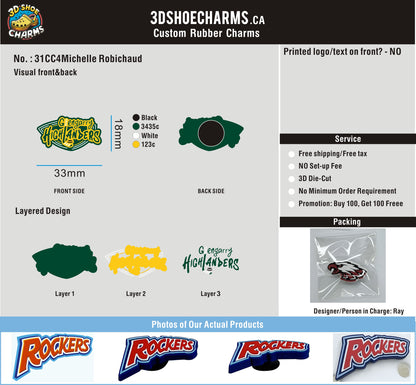 CUSTOM SHOE CHARMS/RUBBER KEYCHAINS/DYE SUBLIMATION LANYARDS--31CC4Michelle Robichaud250419