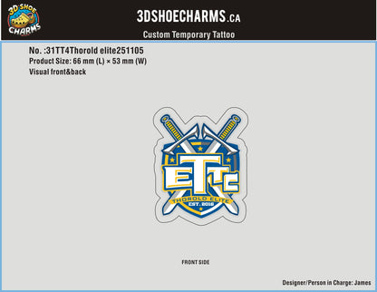 Custom 3D Rubber Shoe Charms&Custom Bundle Pocket Backpack&Custom Temporary Tattoos-31BAG4Thorold elite251105