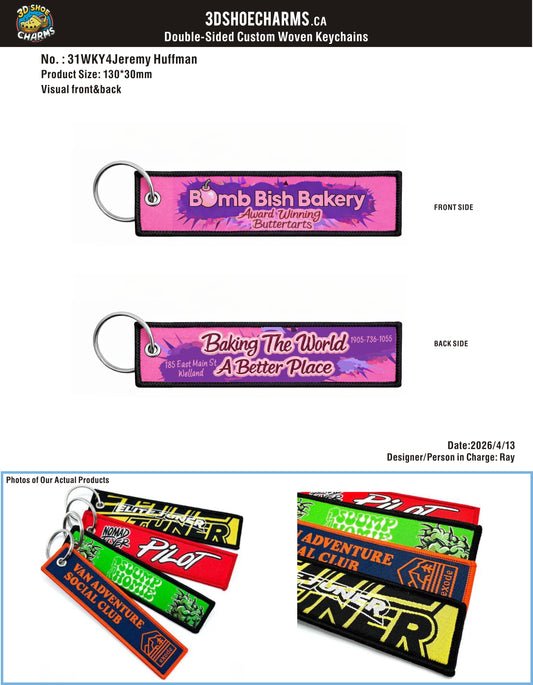 Custom Double-Sided Woven Flight Key Tag-20260421-31