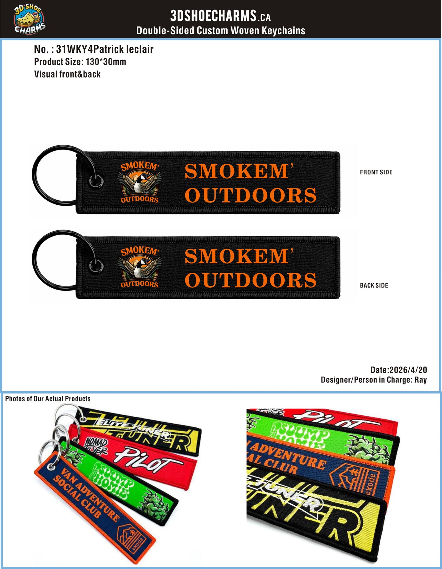 Custom Double-Sided Woven Flight Key Tag-20260423-31