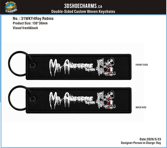 Custom Double-Sided Woven Flight Key Tag-20260602-31