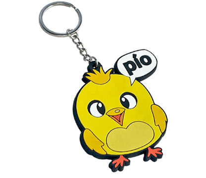 Custom 3D Rubber keychains– Free Design Proof & Quote