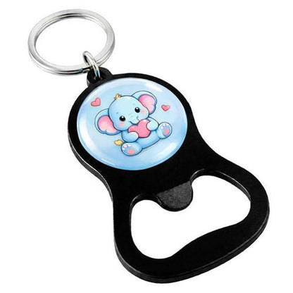 Custom Aluminium Bottle Opener Keychains-8S– Free Design Proof & Quote