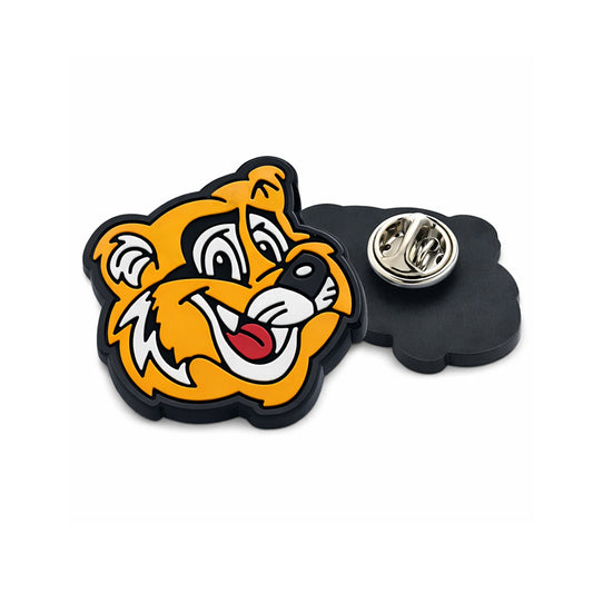 Custom 3D PVC Rubber Pin Badge- Free Design Proof & Quote