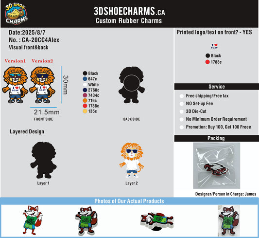 Custom Shoe charms-20CC4Alex250807