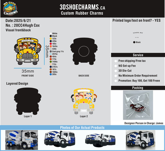 Custom Shoe charms-20CCHugh Cox250621
