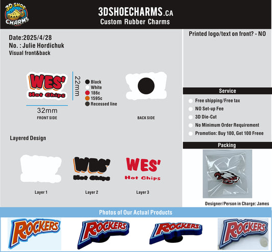 Custom Shoe charms-20CC4Julie Hordichuk-RE