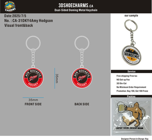 Dual-Sided Doming Metal Keychain-31DKY4Amy Hodgson250705