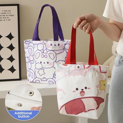 Custom Small Canvas Tote with Logo