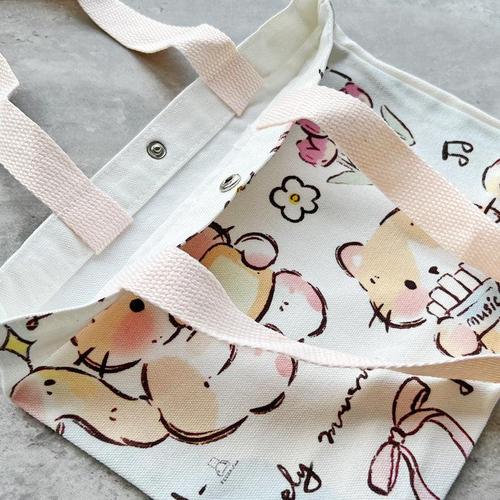 Custom Small Canvas Tote with Logo