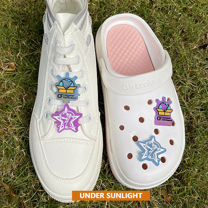 Breloques de chaussures polyvalentes UV Magic personnalisées