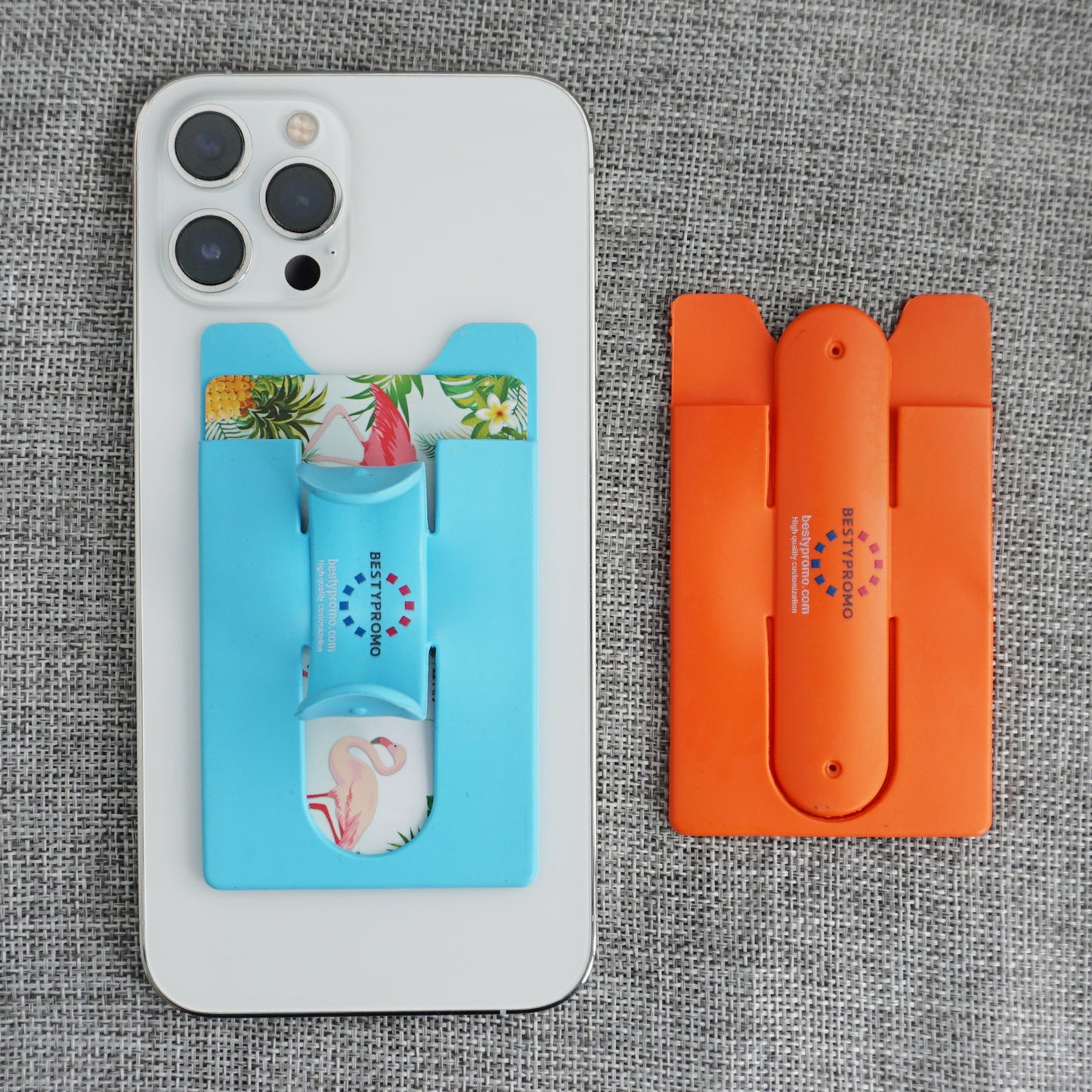 Custom Phone Stand With Card Holder