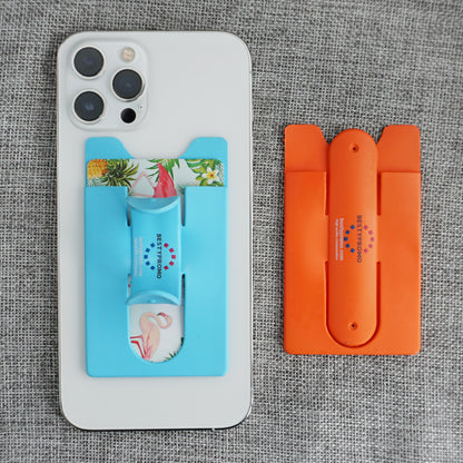 Custom Phone Stand With Card Holder