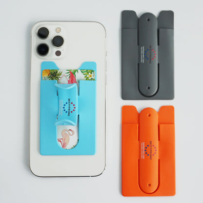 Custom Phone Stand With Card Holder