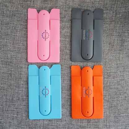 Custom Phone Stand With Card Holder