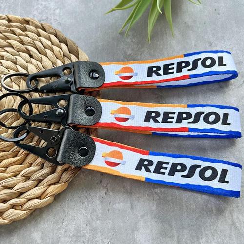 Custom Polyester Strap Keychain with Hook