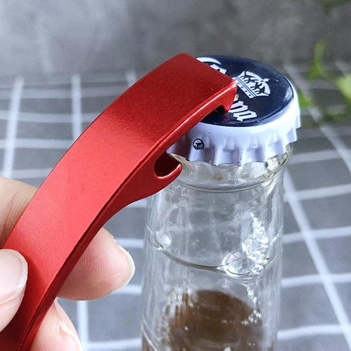 Custom Medium Aluminum Bottle Opener Keychain