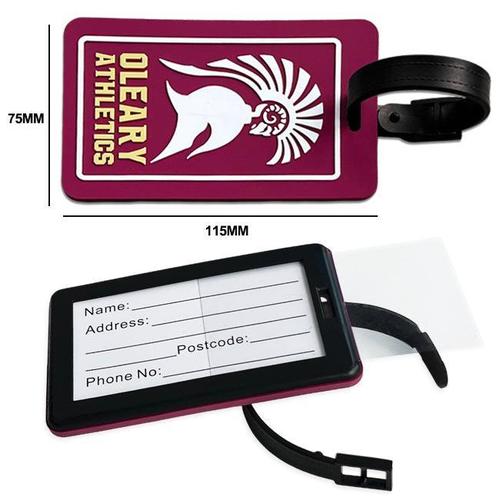 Custom PVC Rubber Luggage Tag –– Order Online
