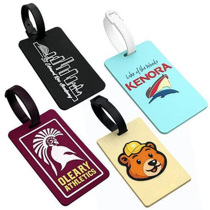 Custom PVC Rubber Luggage Tag –– Order Online