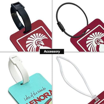 Custom PVC Rubber Luggage Tag –– Order Online