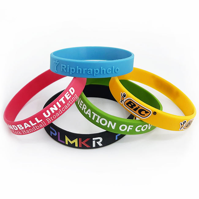 Custom Silicone Wristbands - Solid