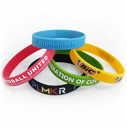 Custom Silicone Wristbands - Solid