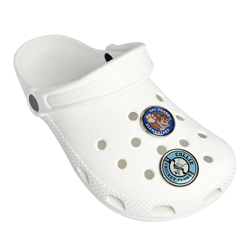 Custom Epoxy Metal Clog Charms