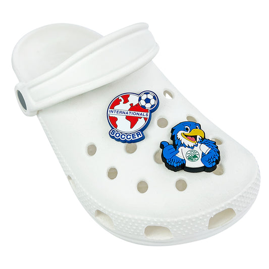 Breloques de sabots en caoutchouc 3D personnalisées