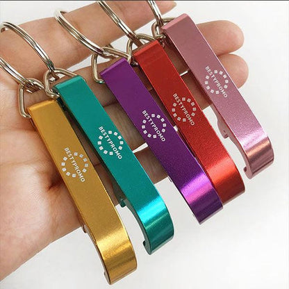 Custom Small Aluminum Bottle Opener Keychain