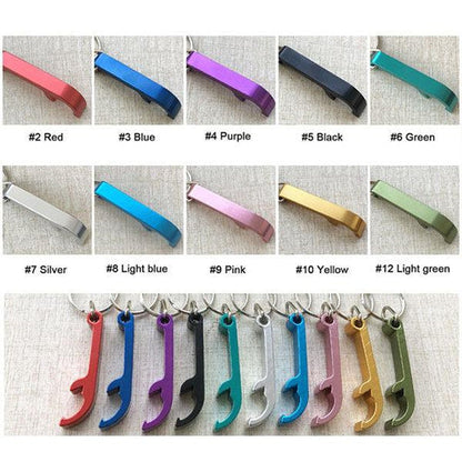 Custom Small Aluminum Bottle Opener Keychain