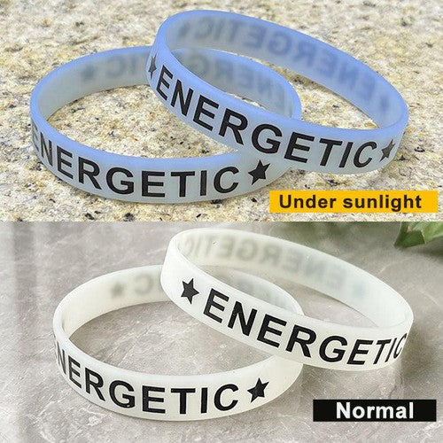 Custom UVReact Silicone Wristbands